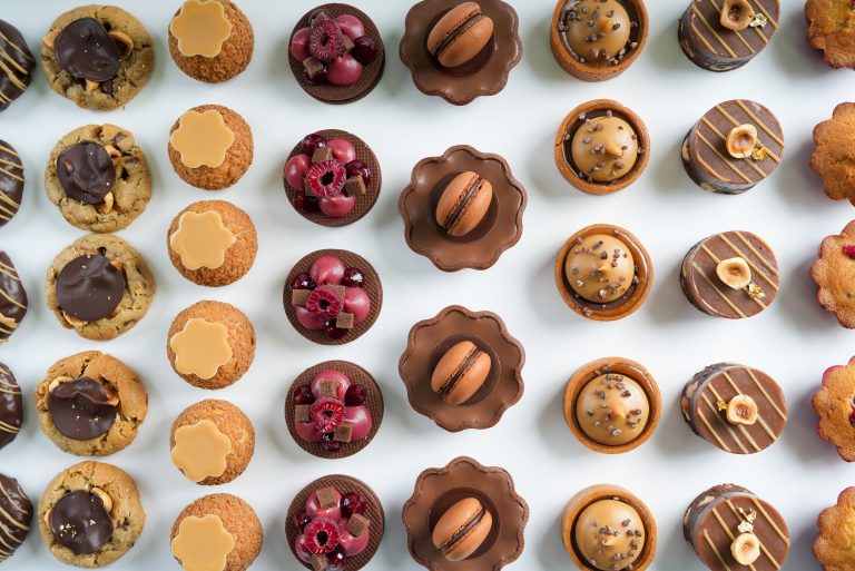 Mini pastelería para coffee break