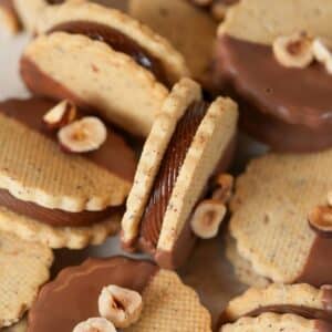 Alfajor choco avellana