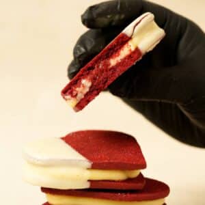 Alfajor red velvet